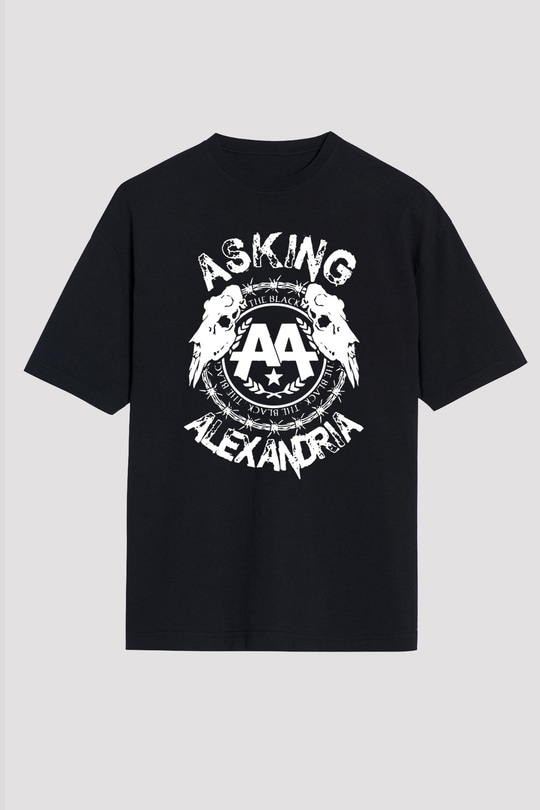 Asking Alexandria Siyah Unisex Tişört T-Shirt - TişörtFabrikası