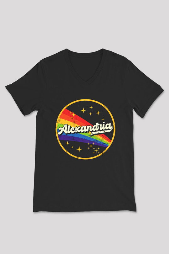 Asking Alexandria Siyah Unisex V Yaka Tişört