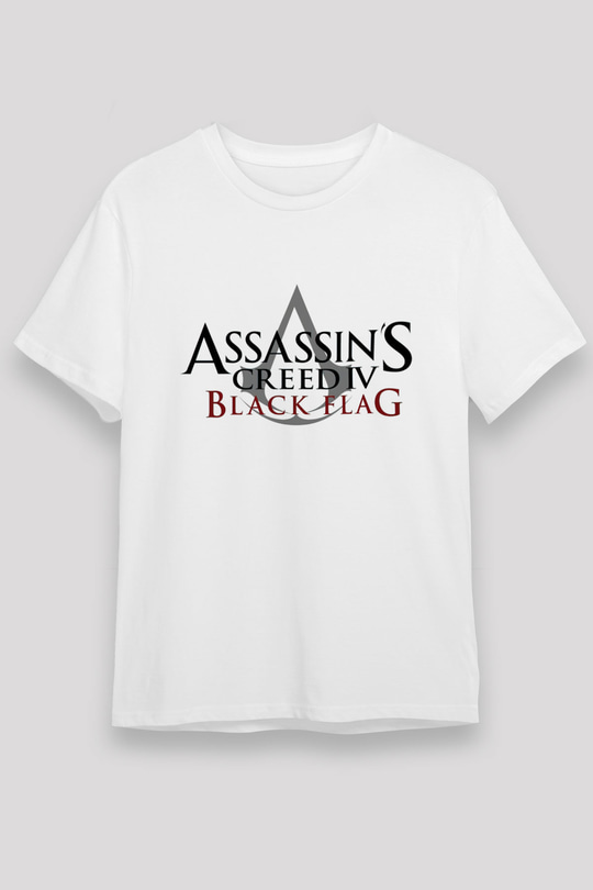 Assassin's Creed Beyaz Unisex Tişört T-Shirt