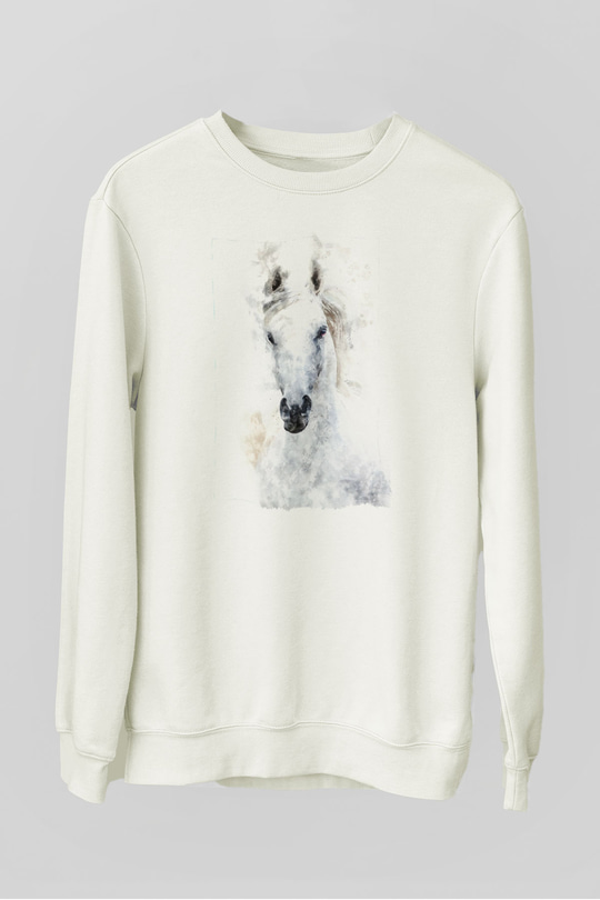 At Beyaz Unisex Sweatshirt