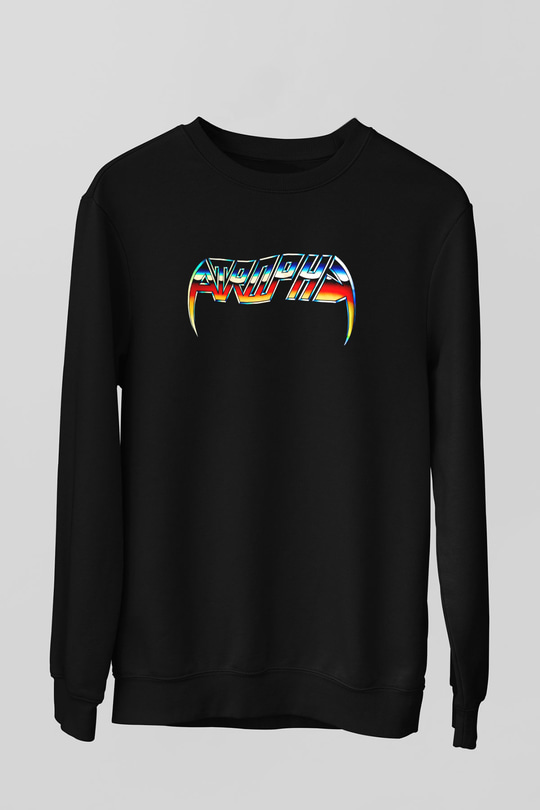 Atrophy Siyah Unisex Sweatshirt