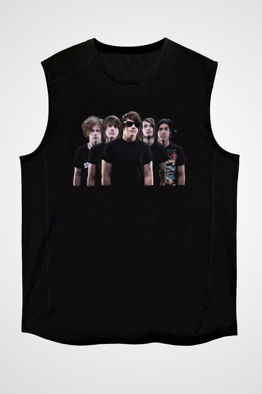 Attack Attack Siyah Unisex Kolsuz Tişört