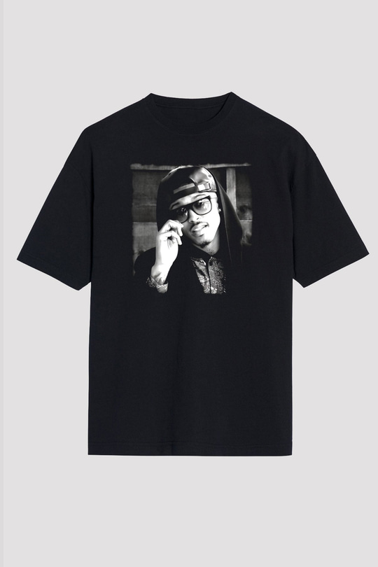 August Alsina Siyah Unisex Tişört T-Shirt - TişörtFabrikası