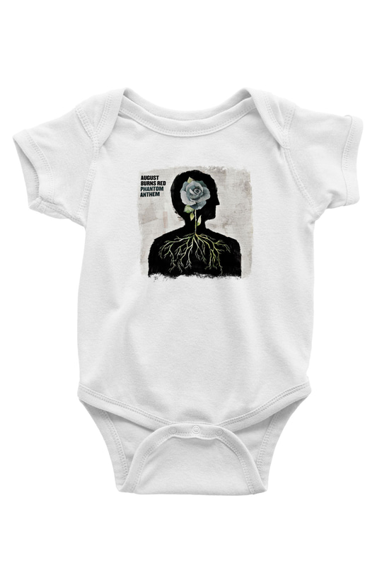 August Burns Red Baskılı Unisex Beyaz Bebek Body - Zıbın
