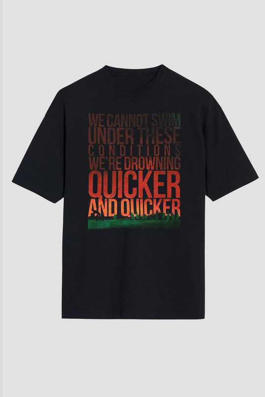 August Burns Red Siyah Unisex Oversize Tişört T-Shirt