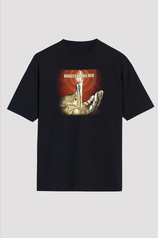 August Burns Red Siyah Unisex Oversize Tişört T-Shirt