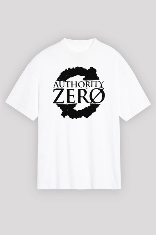 Authority Zero Beyaz Unisex Tişört T-Shirt - TişörtFabrikası