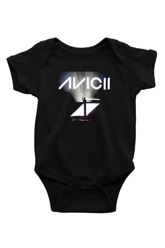 Avicii Siyah Bebek Body - Zıbın
