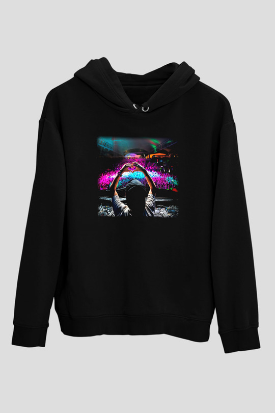 Avicii Siyah Unisex Hoodie