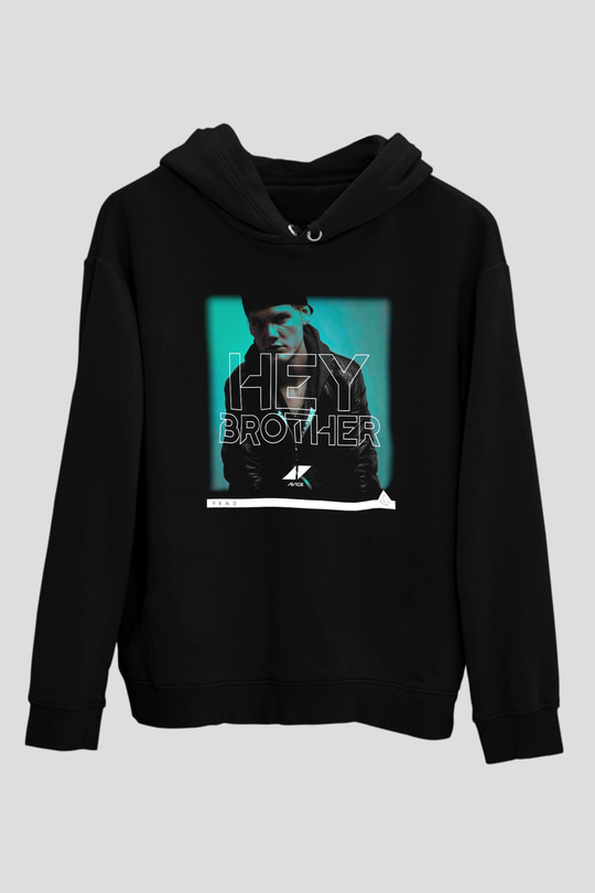 Avicii Siyah Unisex Hoodie