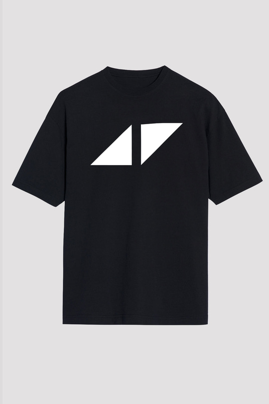 Avicii Siyah Unisex Oversize Tişört T-Shirt
