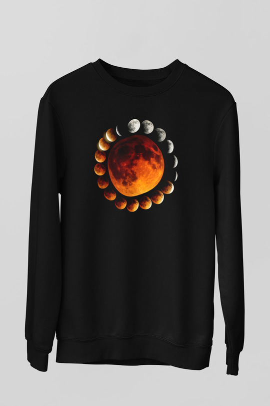 Ay Siyah Unisex Sweatshirt