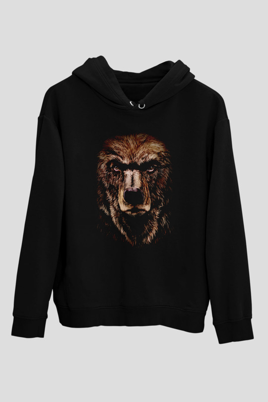 AyıSiyah  Unisex Hoodie
