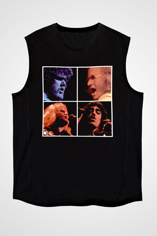 Bachman-Turner Overdrive Siyah Unisex Kolsuz Tişört
