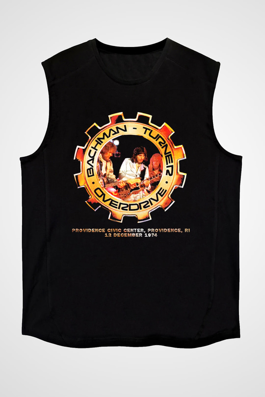 Bachman-Turner Overdrive Siyah Unisex Kolsuz Tişört