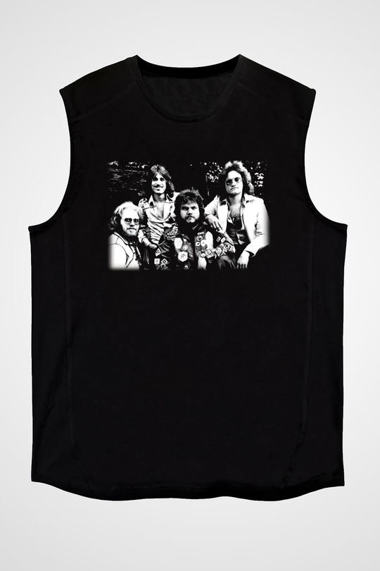 Bachman-Turner Overdrive Siyah Unisex Kolsuz Tişört
