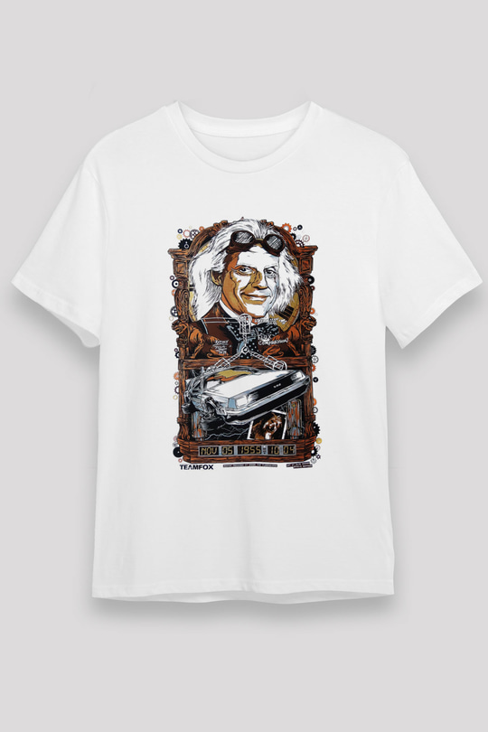 Back to the future Geleceğe Dönüş Beyaz Unisex Tişört