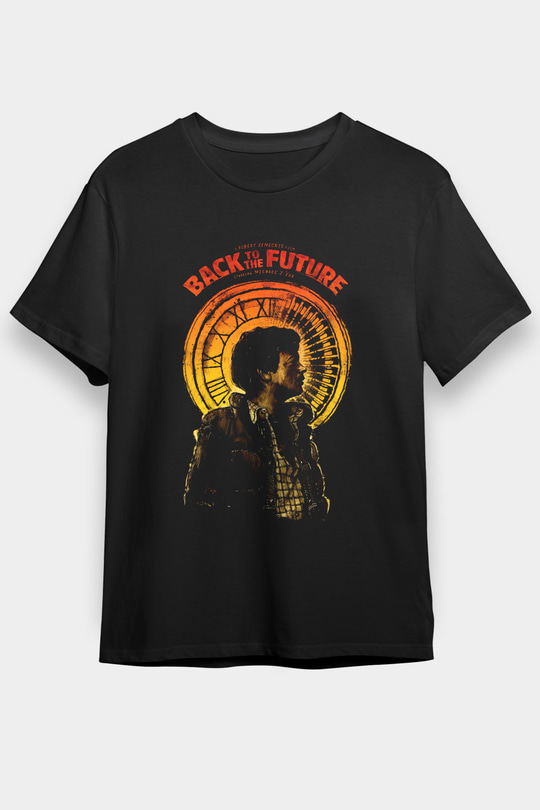Back to the future Geleceğe Dönüş Siyah Unisex Tişört