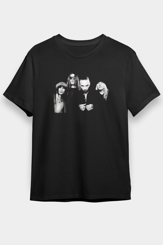Backyard Babies Siyah Unisex Tişört T-Shirt - TişörtFabrikası