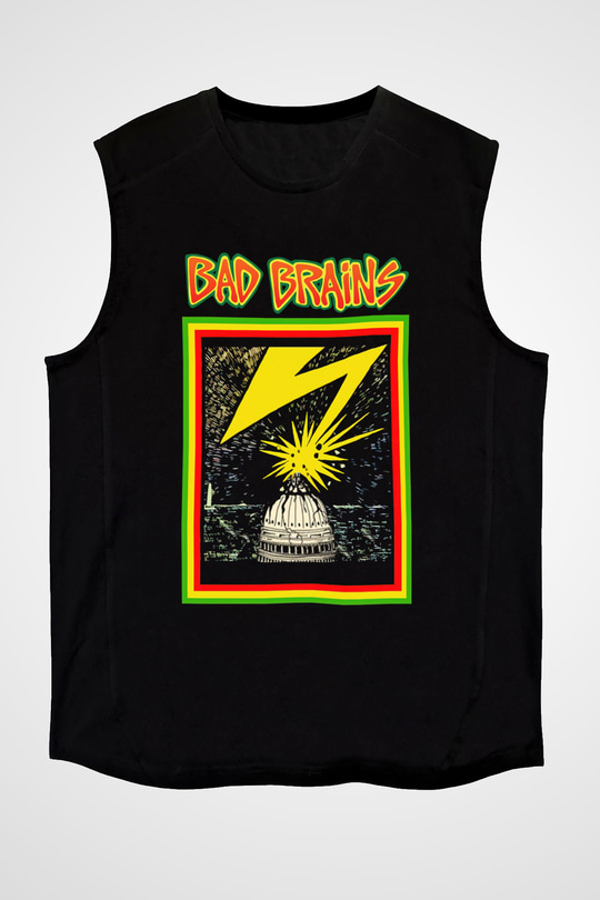 Bad Brains Siyah Unisex Kolsuz Tişört