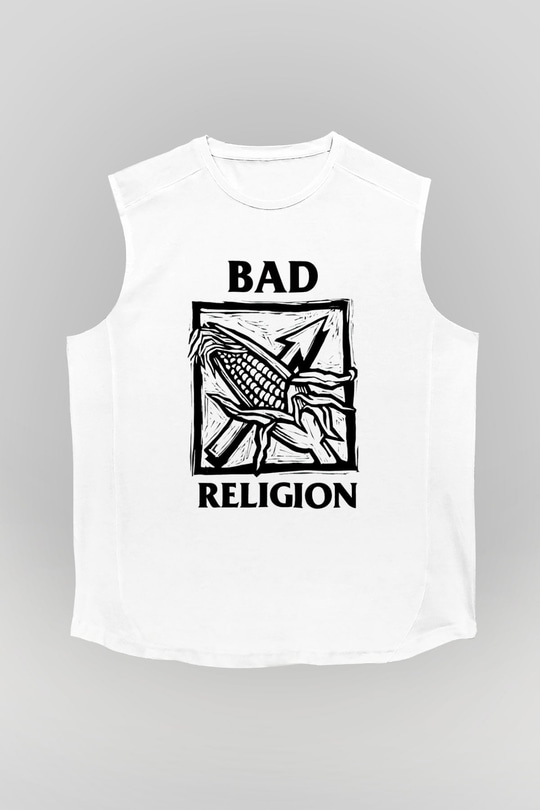 Bad Religion Beyaz Unisex Kolsuz Tişört