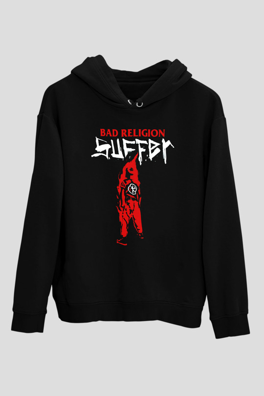 Bad Religion Siyah Unisex Kapüşonlu Sweatshirt