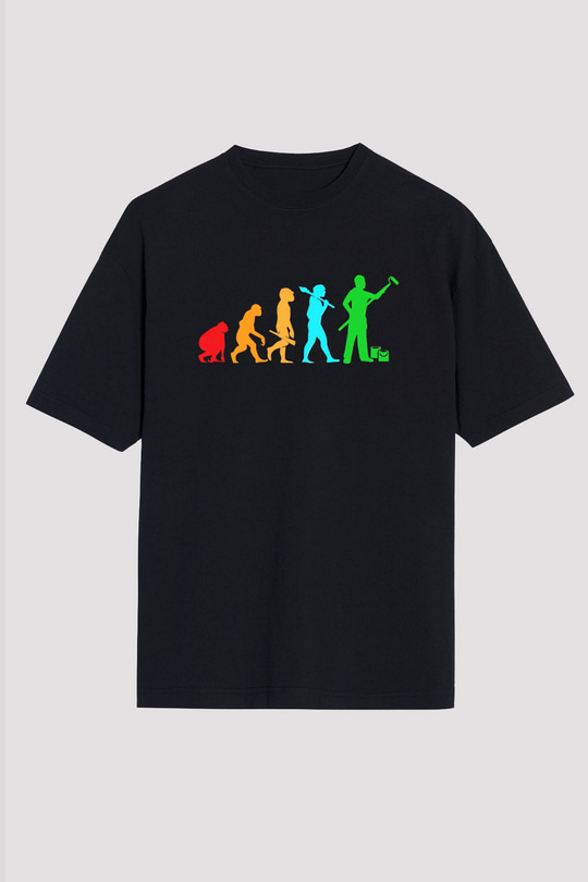 Badanacı Siyah Unisex Tişört T-Shirt - TişörtFabrikası