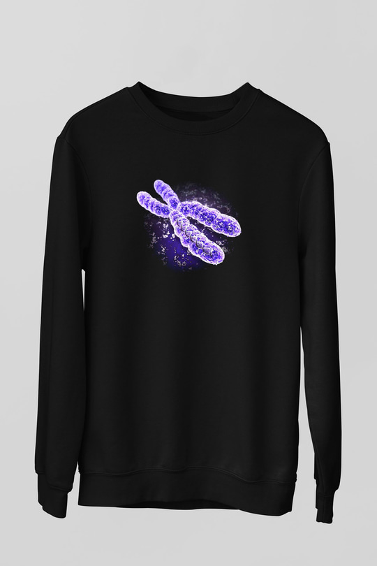 Bakteriyolog Siyah Unisex Sweatshirt