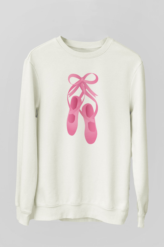 Bale Beyaz Unisex Sweatshirt