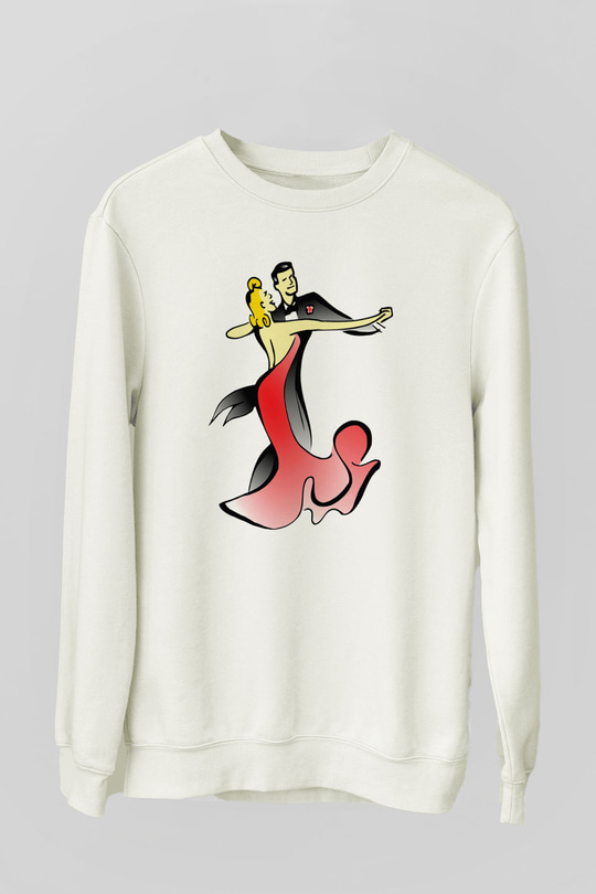 Balo Beyaz Unisex Sweatshirt