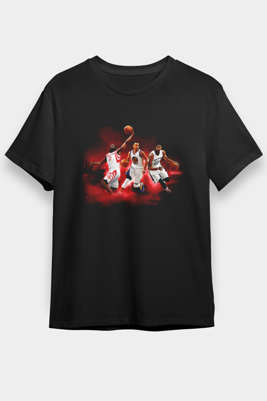 Basketbol Siyah Unisex Tişört T-Shirt - TişörtFabrikası