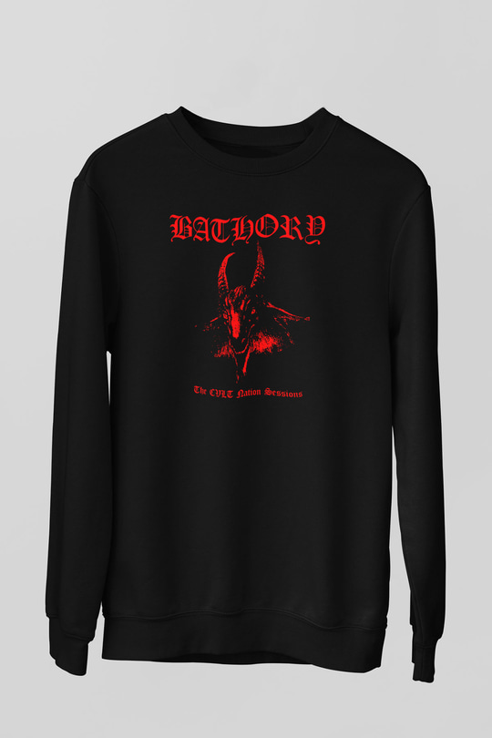 Bathory Siyah Unisex Sweatshirt