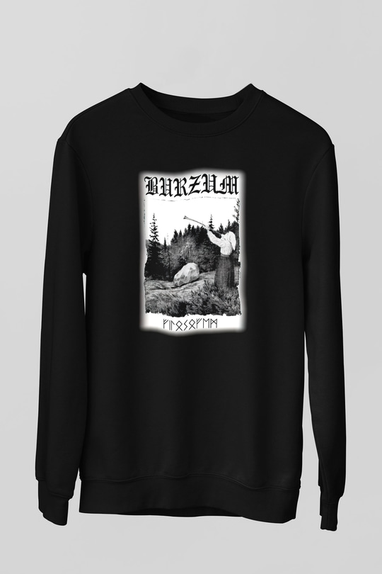 Bathory Siyah Unisex Sweatshirt