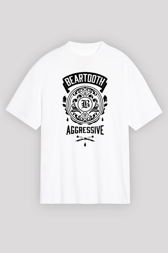 Beartooth Beyaz Unisex Oversize Tişört T-Shirt