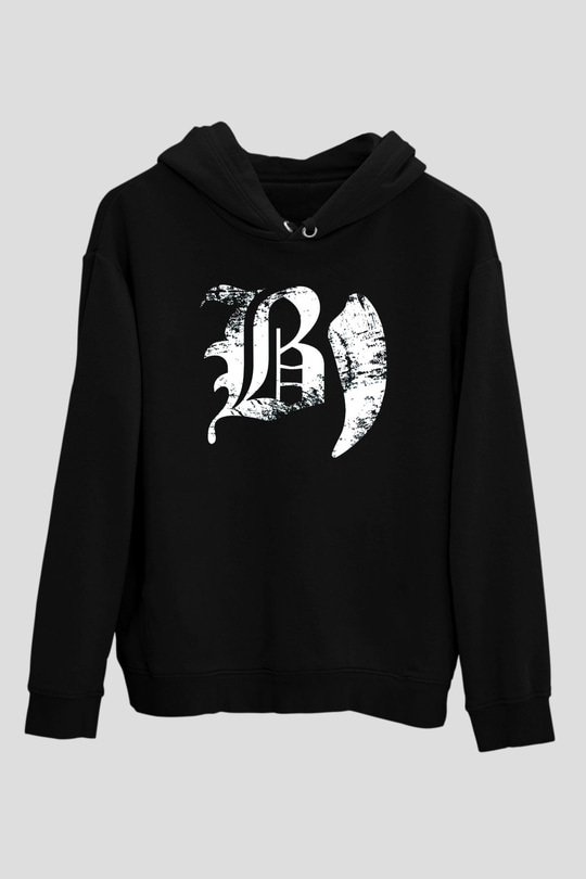 Beartooth Siyah Unisex Kapüşonlu Sweatshirt