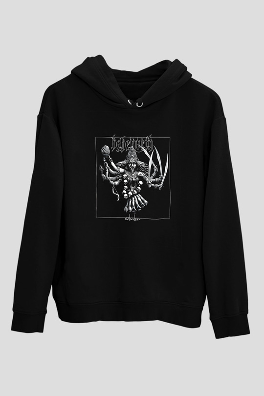 Behemoth Baskılı Unisex Siyah Hoodie