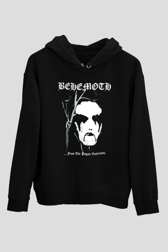 Behemoth Siyah Unisex Kapüşonlu Sweatshirt