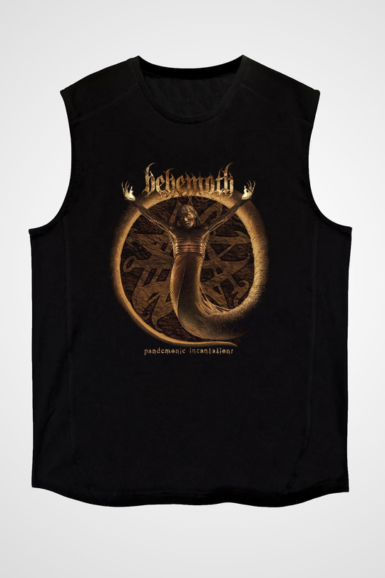 Behemoth Siyah Unisex Kolsuz Tişört