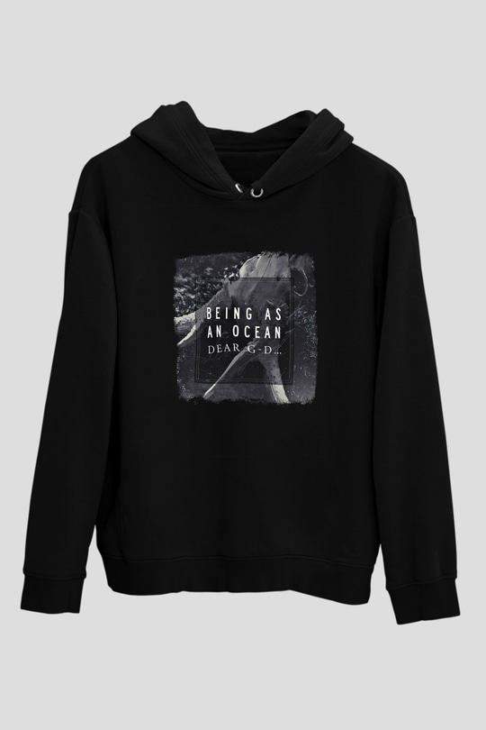 Being as an Ocean Baskılı Unisex Siyah Hoodie