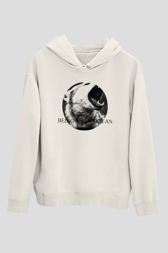 Being as an Ocean Beyaz Unisex Kapüşonlu Sweatshirt