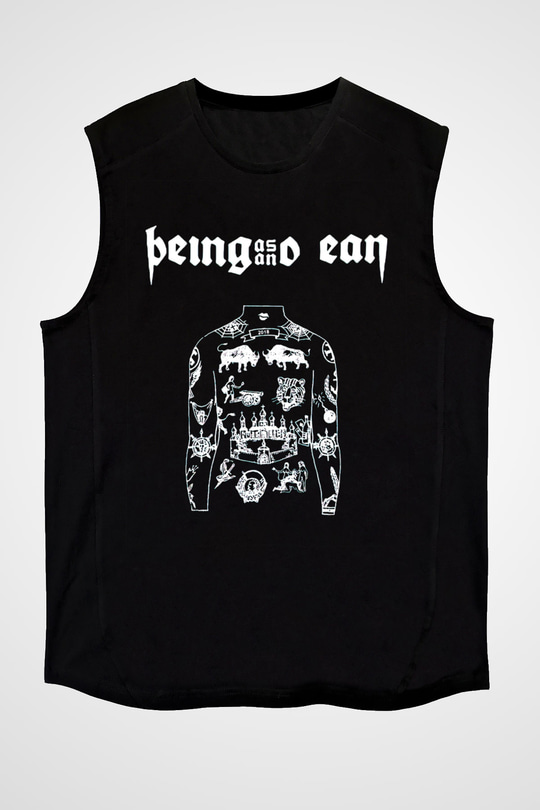 Being as an Ocean Siyah Unisex Kolsuz Tişört