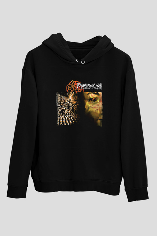 Beneath the Massacre Baskılı Unisex Siyah Hoodie