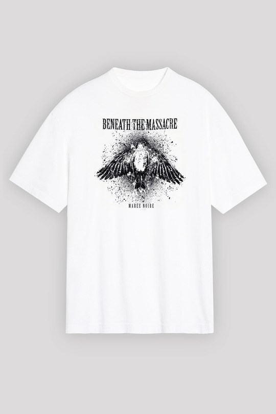 Beneath the Massacre Beyaz Unisex Tişört T-Shirt - TişörtFabrikası