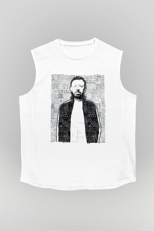 Benny Benassi Beyaz Unisex Kolsuz Tişört