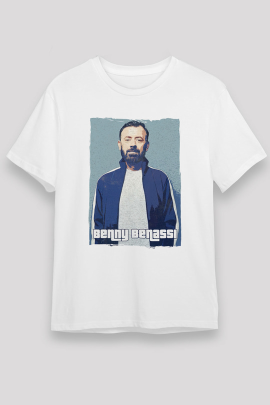 Benny Benassi Beyaz Unisex Tişört T-Shirt - TişörtFabrikası