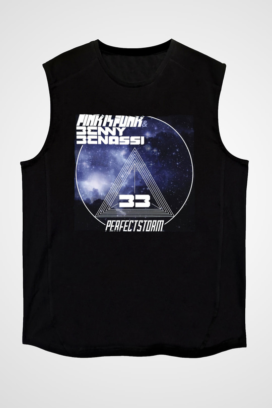 Benny Benassi Siyah Unisex Kolsuz Tişört