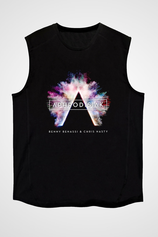 Benny Benassi Siyah Unisex Kolsuz Tişört