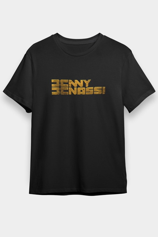 Benny Benassi Siyah Unisex Tişört T-Shirt - TişörtFabrikası