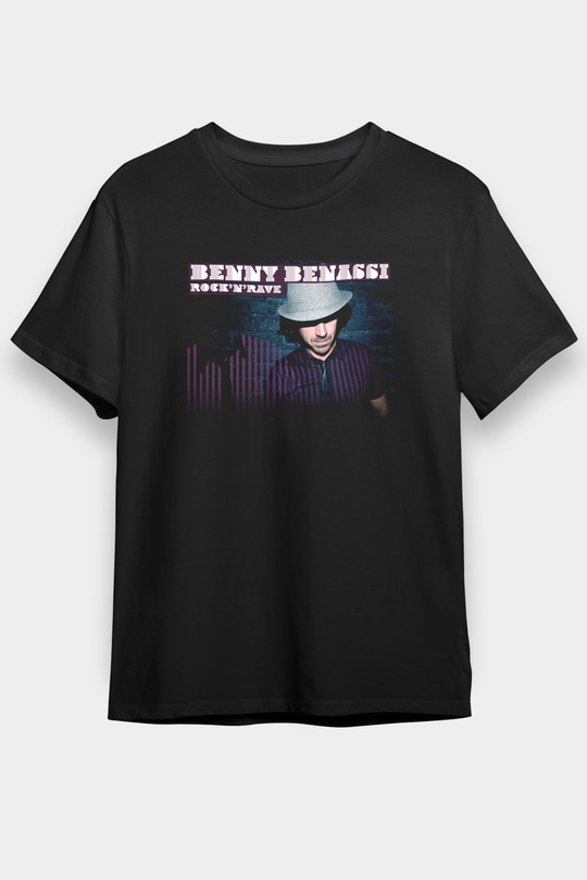 Benny Benassi Siyah Unisex Tişört T-Shirt - TişörtFabrikası