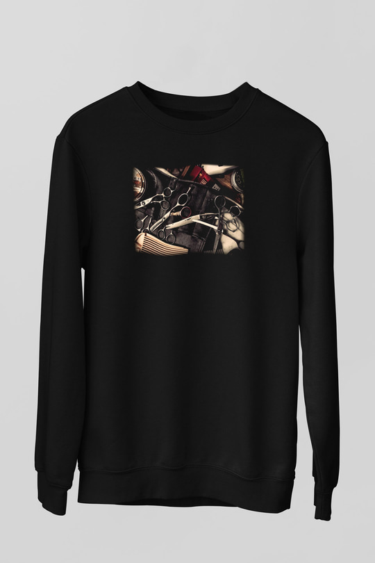 Berber Siyah Unisex Sweatshirt